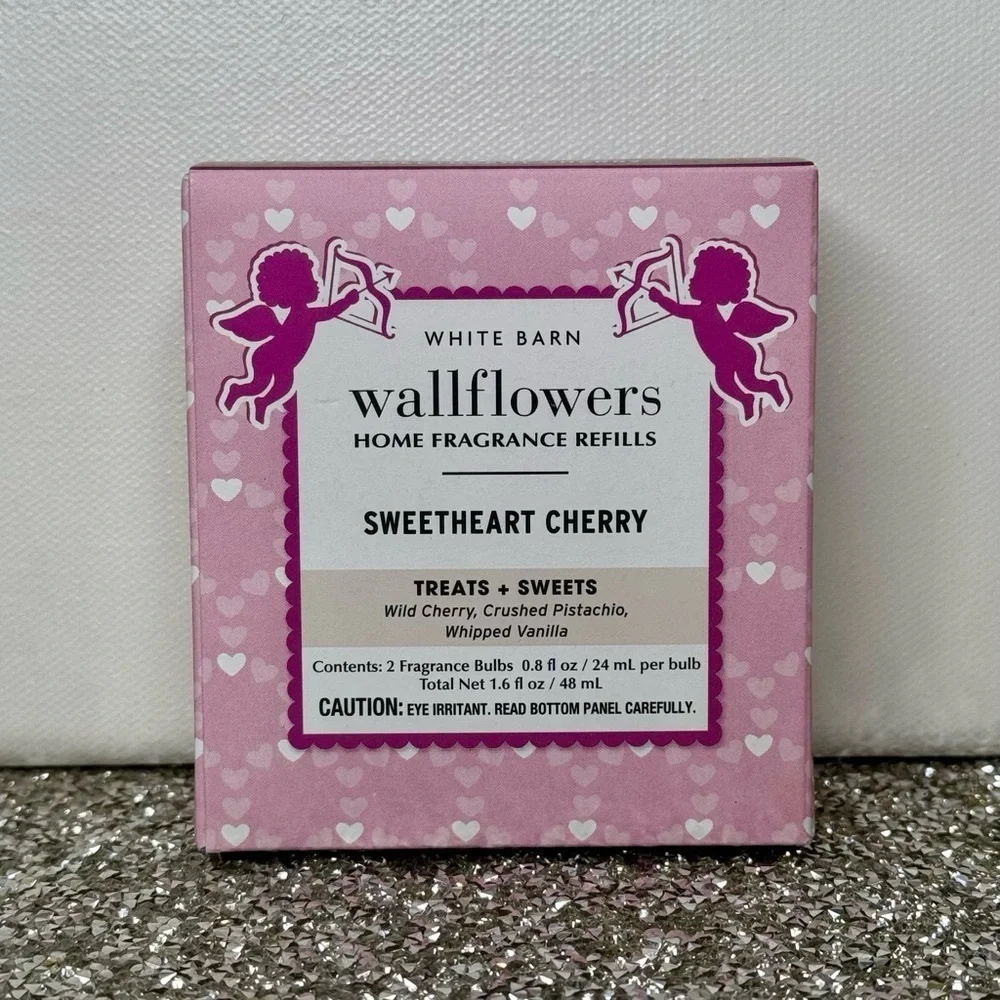Bath and Body Works Wallflowers Sweetheart Cherry 2 Pack Refill NWT